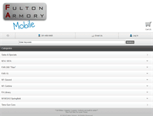 Tablet Screenshot of fulton-armory.com